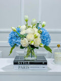 French Country Hydrangea Peony Arrangement