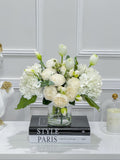 French Country Hydrangea Peony Arrangement